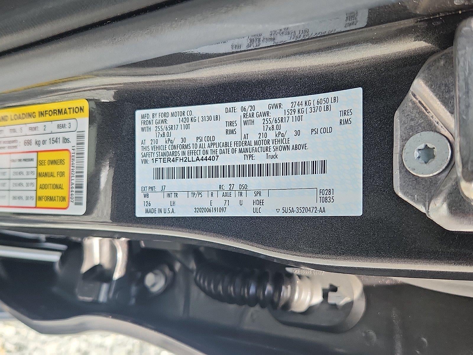 2020 Ford Ranger XL