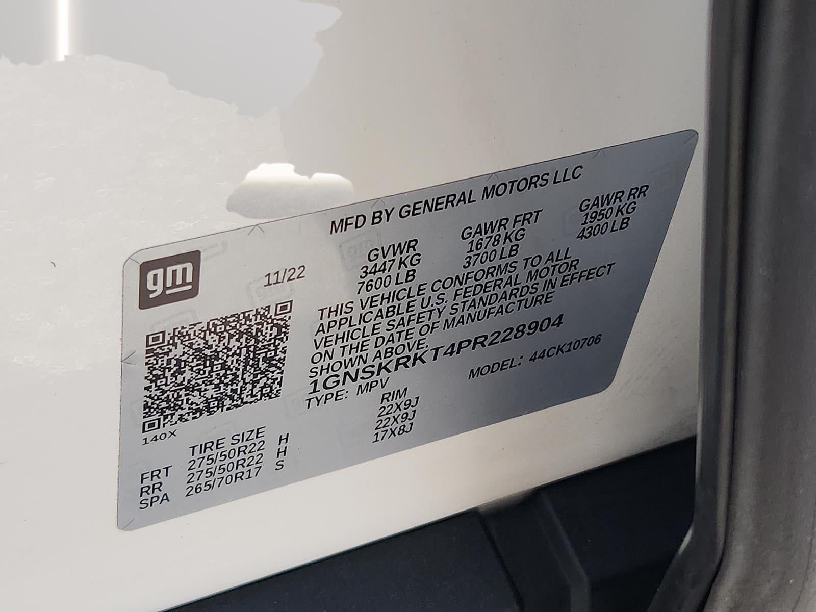 2023 Chevrolet Tahoe RST