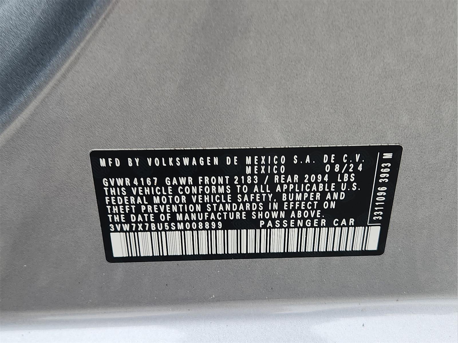 2025 Volkswagen Jetta SE