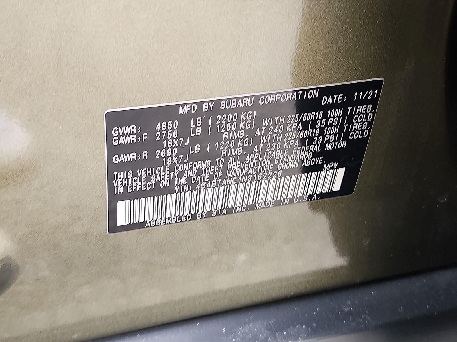 2022 Subaru Outback Limited