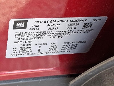 2021 Chevrolet Trailblazer RS