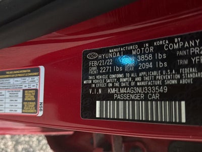 2022 Hyundai Elantra SEL