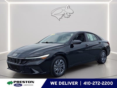 2026 Hyundai Elantra Hybrid Blue