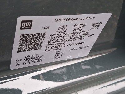 2026 Chevrolet Silverado 2500 HD LTZ