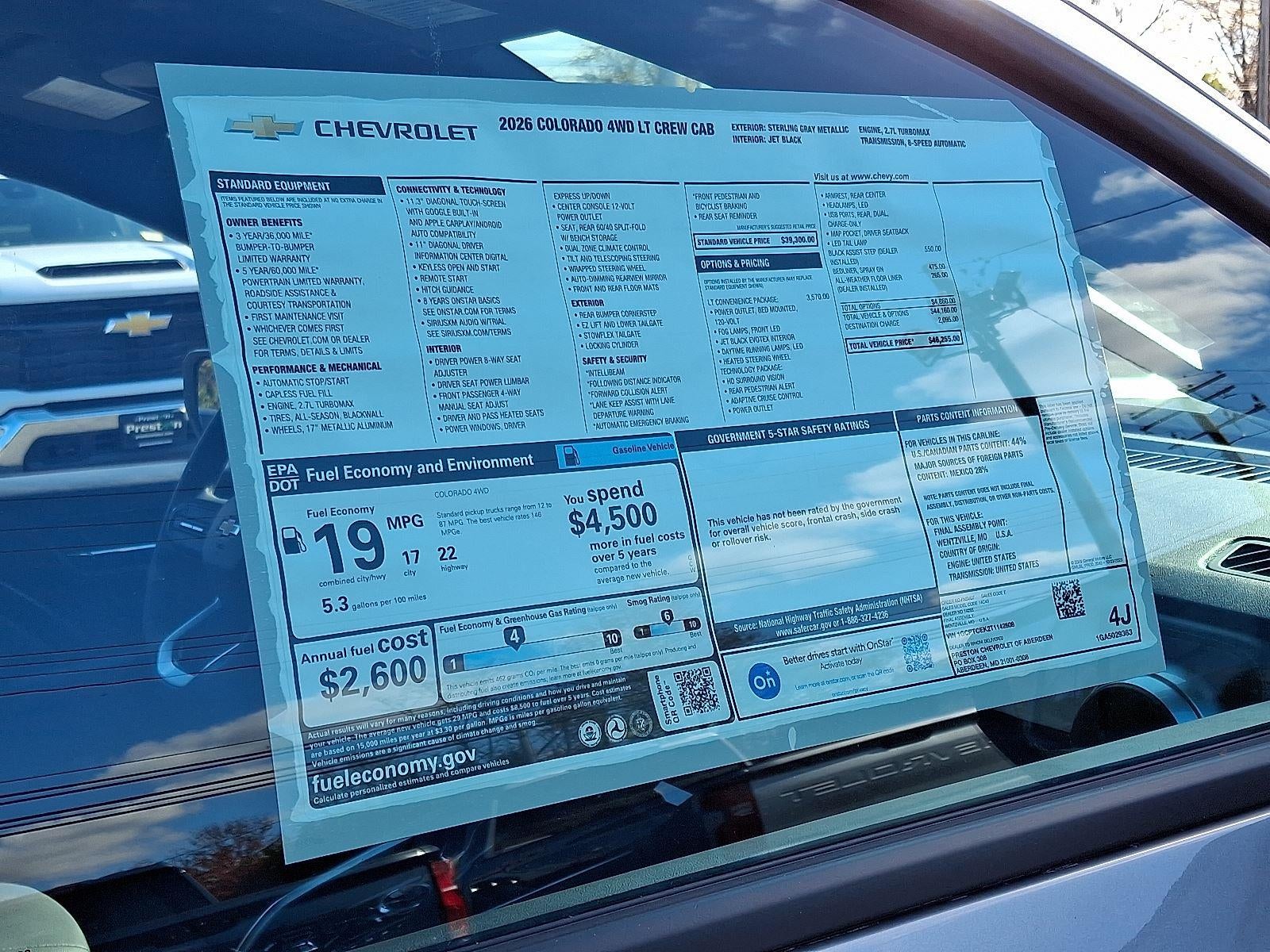 2026 Chevrolet Colorado LT