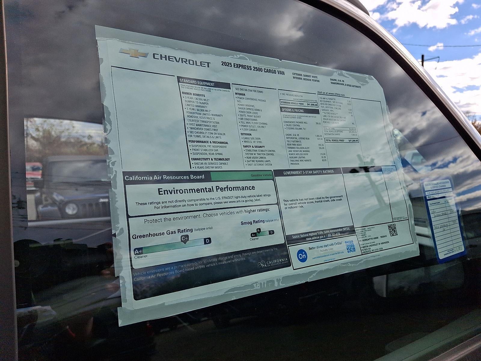 2025 Chevrolet Express Cargo 2500 WT