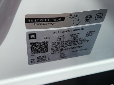 2026 Chevrolet Traverse LT