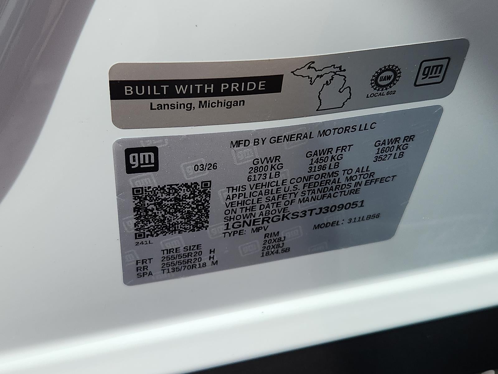 2026 Chevrolet Traverse LT