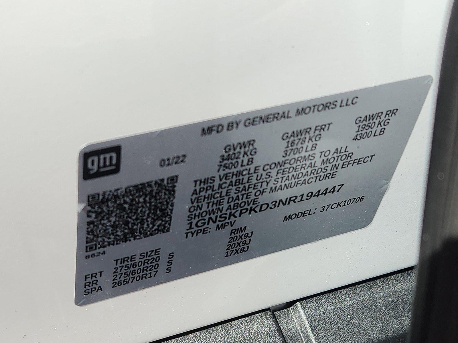 2022 Chevrolet Tahoe Z71