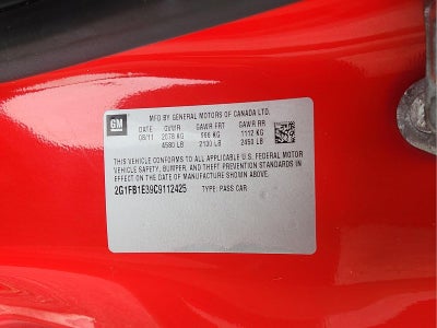 2012 Chevrolet Camaro 1LT