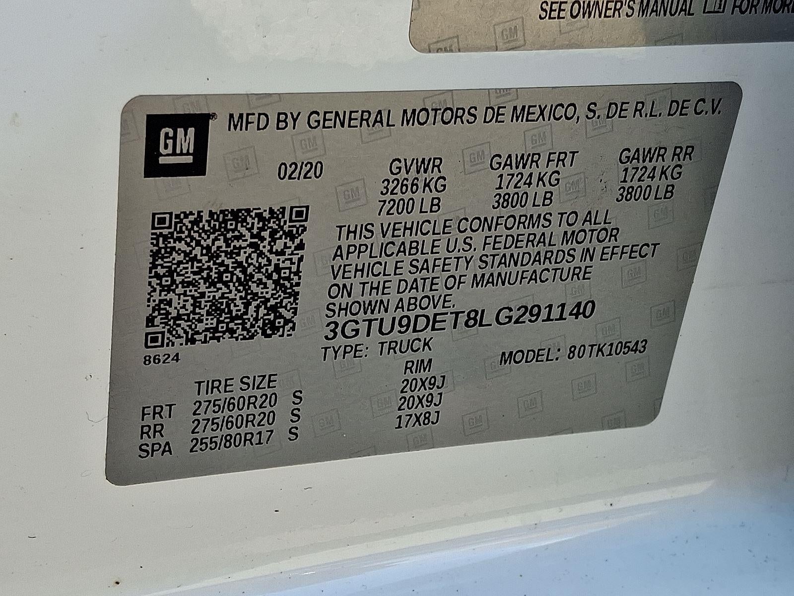 2020 GMC Sierra 1500 SLT