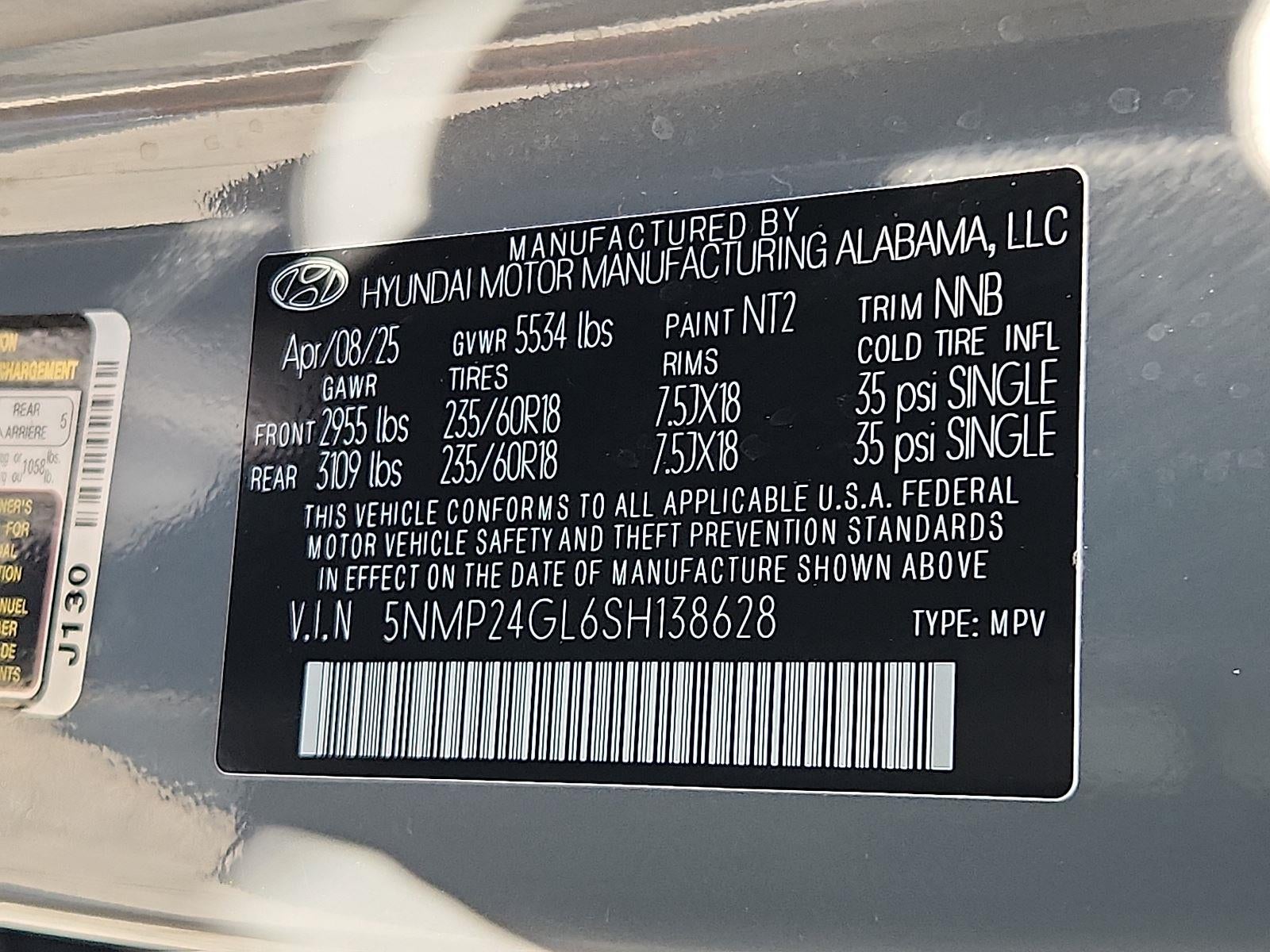 2025 Hyundai Santa Fe SEL