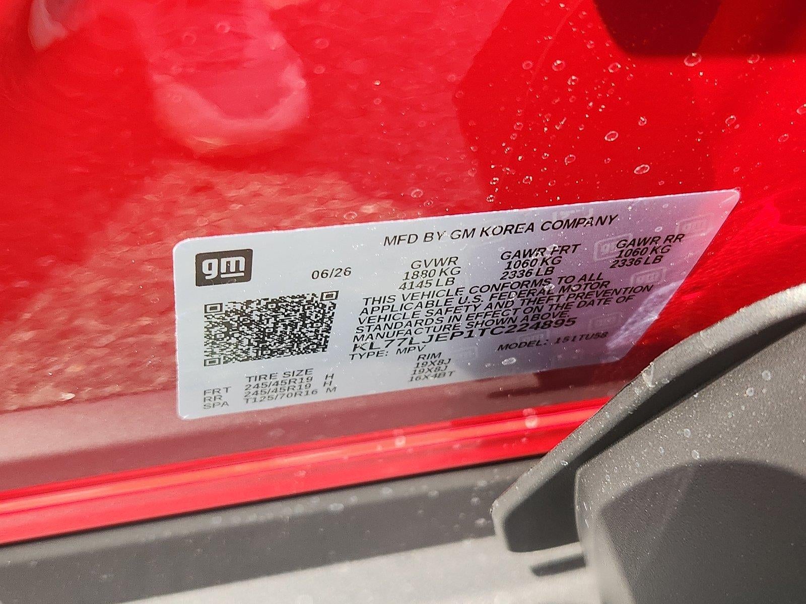 2026 Chevrolet Trax 2RS