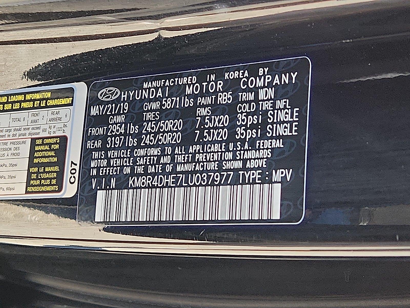 2020 Hyundai Palisade SEL
