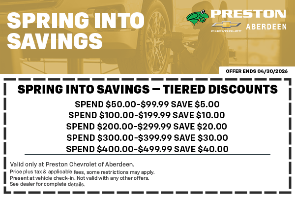 Spring into Savings