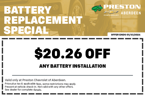 Battery Replacement Special