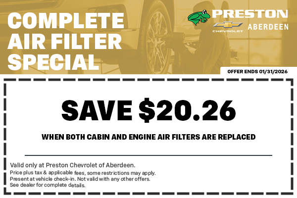 Complete Air Filter Special
