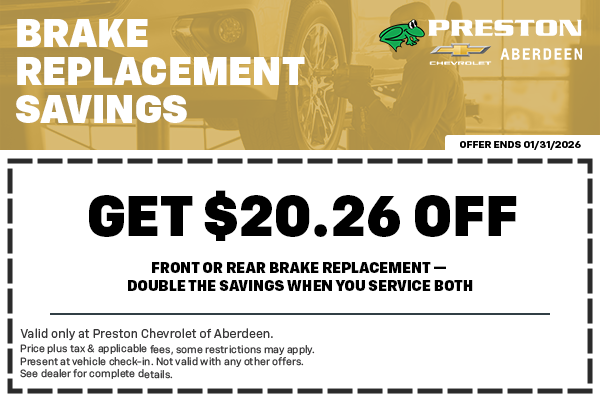 Brake Replacement Savings