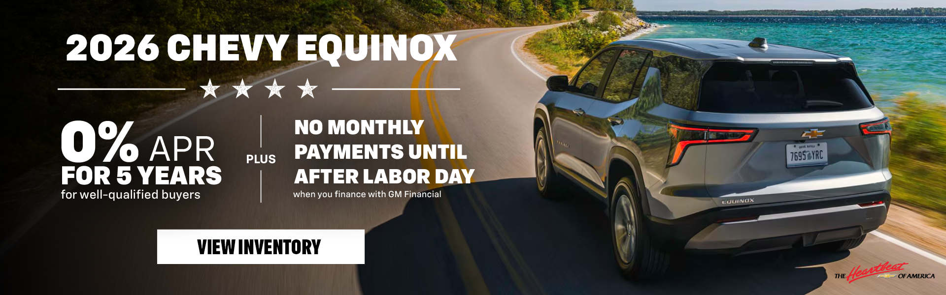 0% APR for 5 Years | 2026 Chevrolet Equinox