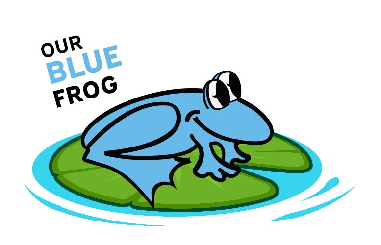 BLUE PRESTON FROG